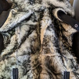 Lamb skin shearling coat size xl